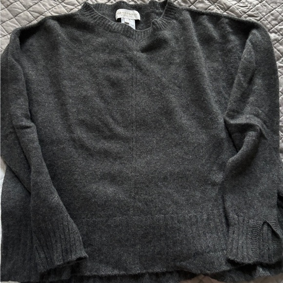 Bianco & Blu wool Gray Sweater women’s small made in italy - Picture 2 of 6